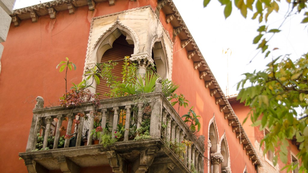 Balkon Venetië Italië