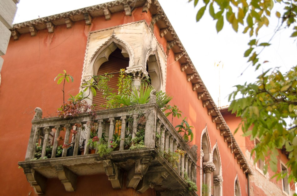 Balkon Venetië Italië