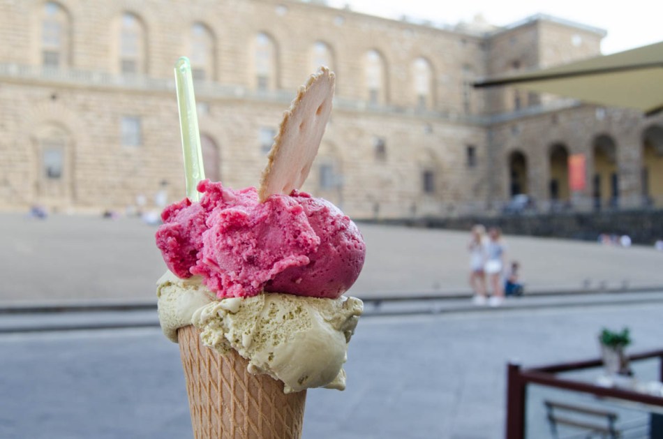 Uit eten Florence ijs