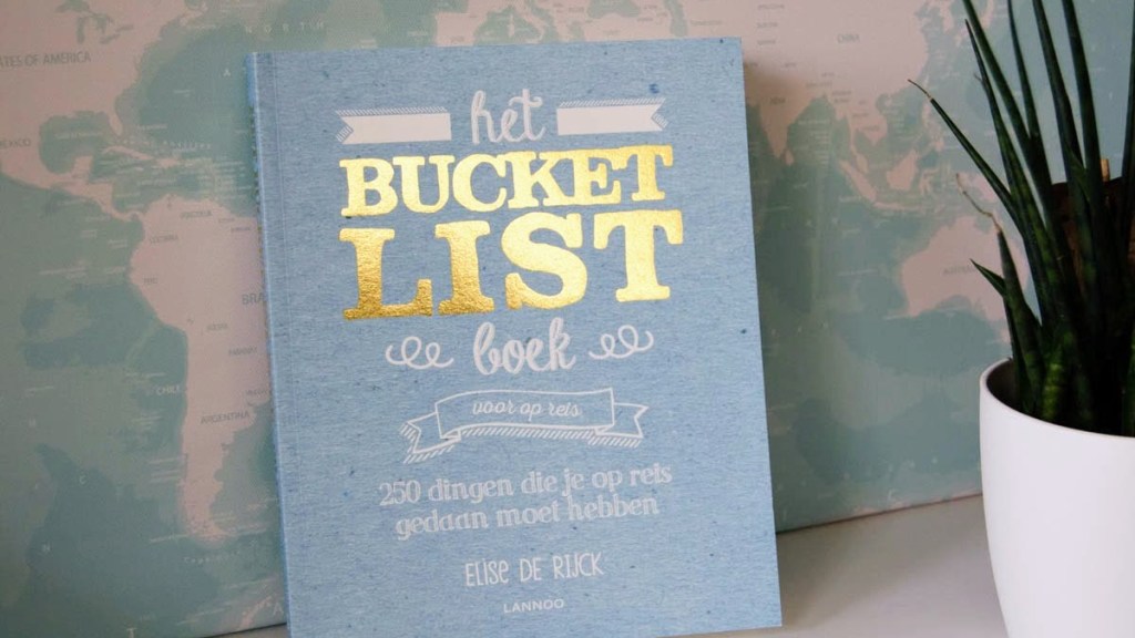 Bucketlist Boek voor reizigers winactie